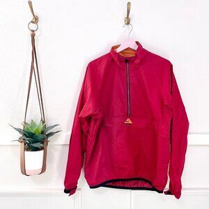 Vintage Nike ACG Red Windbreaker Anorak Size S